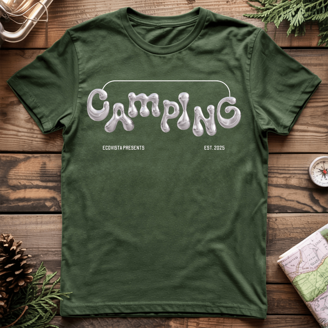 Metallic Camping T-Shirt