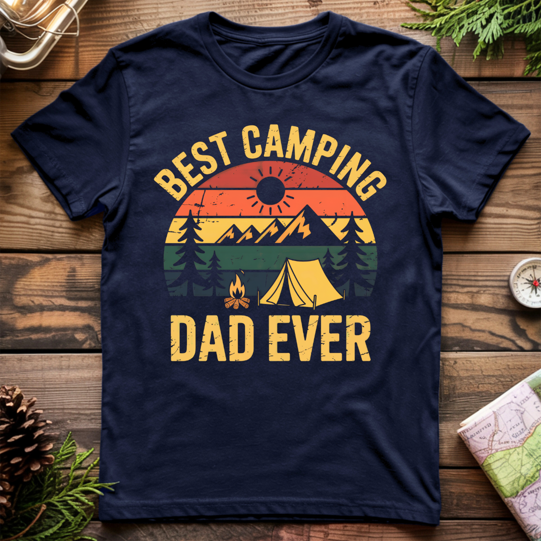 Best Camping Dad Ever T-Shirt