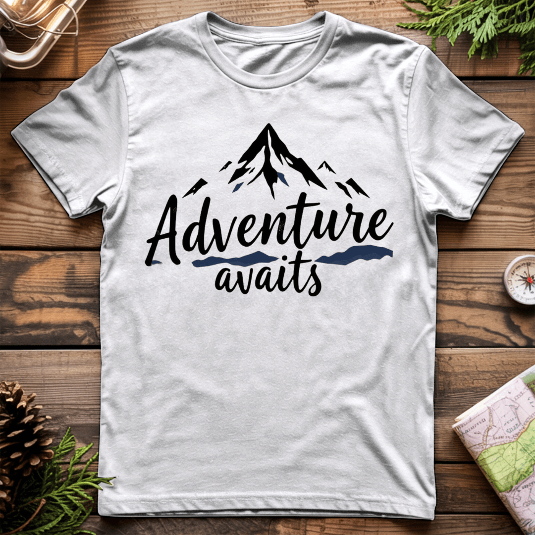Adventure Awaits Mountain T-Shirt