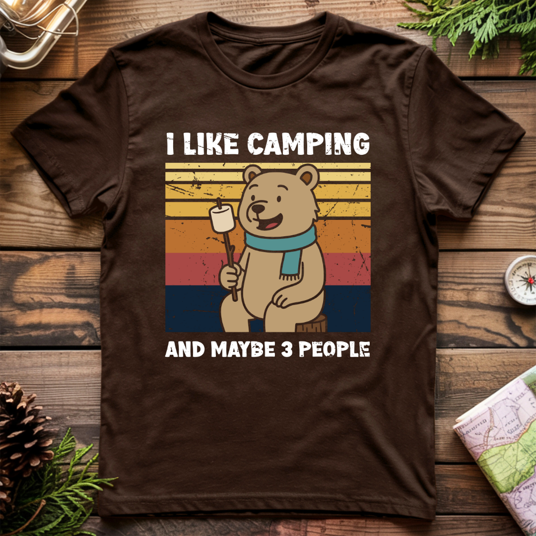 I Like Camping and Maybe 3 People T-Shirt