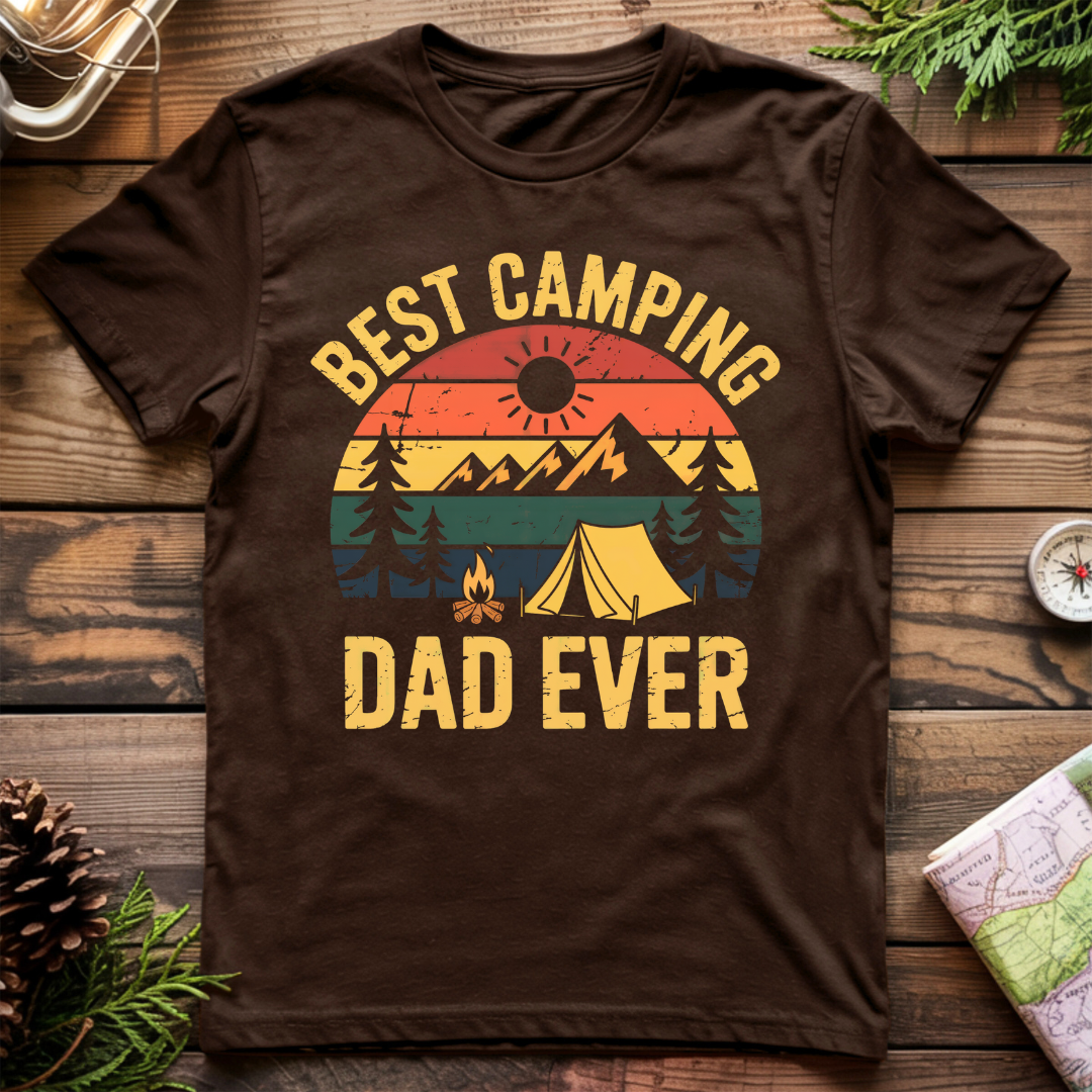 Best Camping Dad Ever T-Shirt
