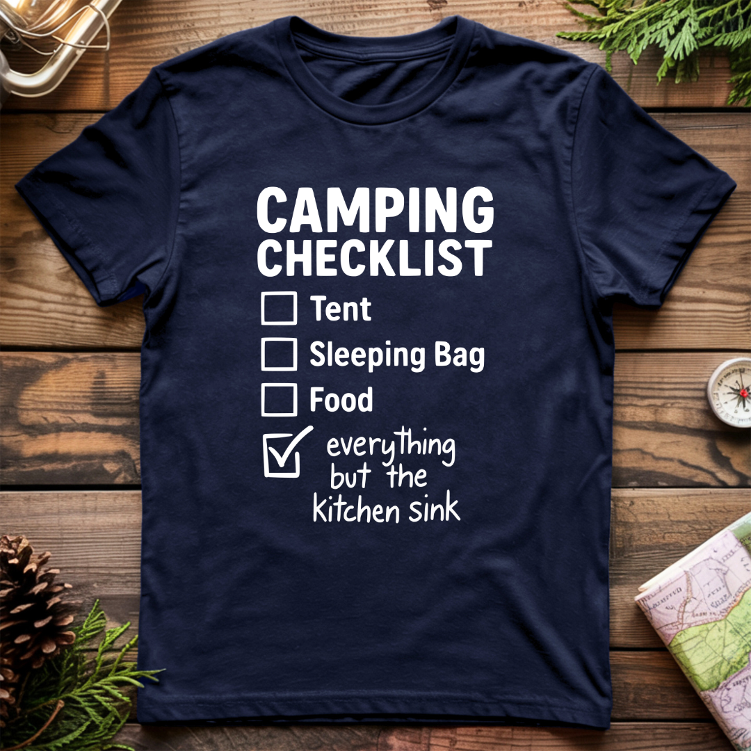 Camping Checklist T-Shirt
