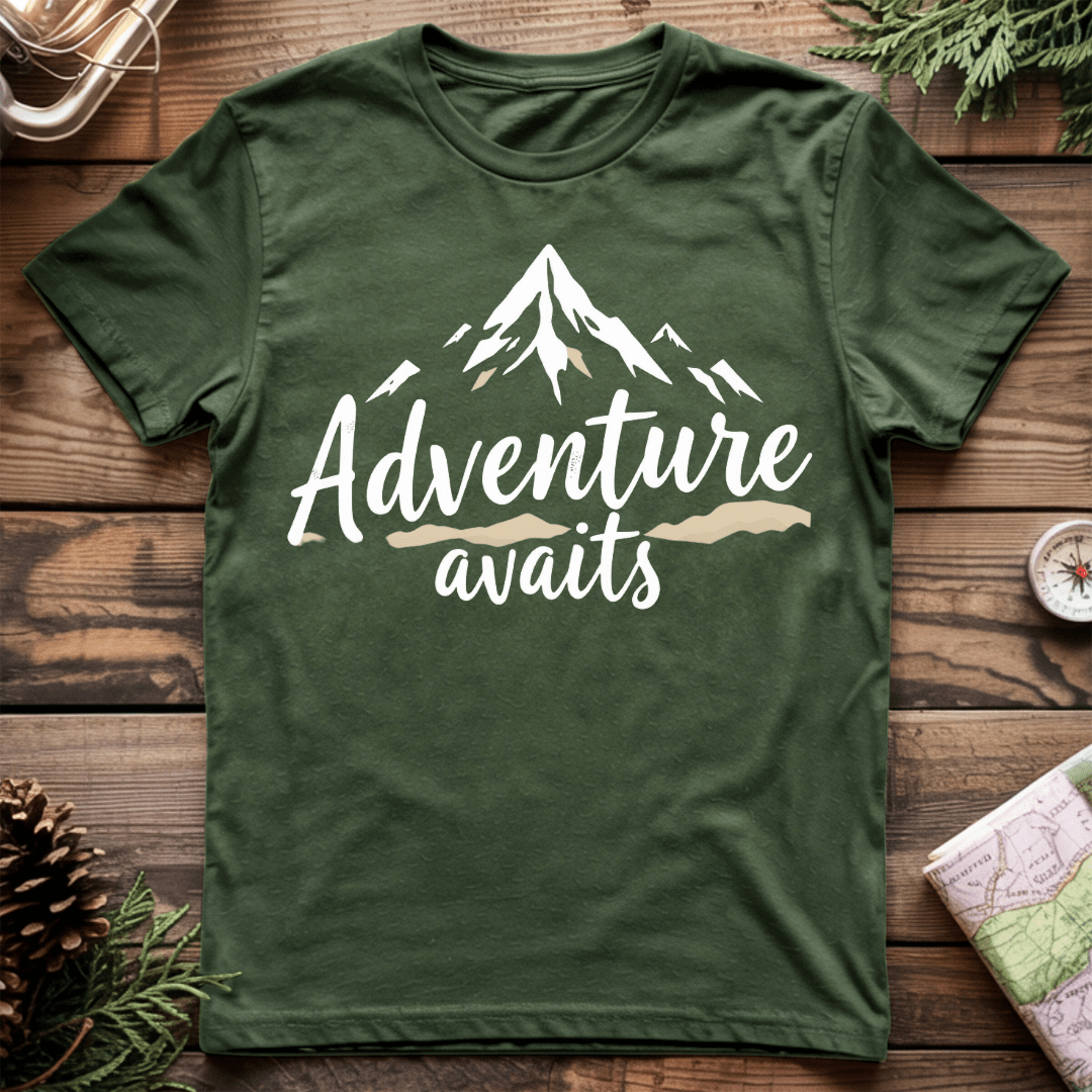Adventure Awaits Mountain T-Shirt