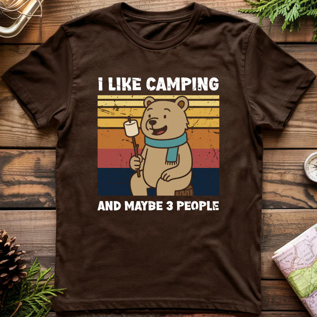 I Like Camping and Maybe 3 People T-Shirt