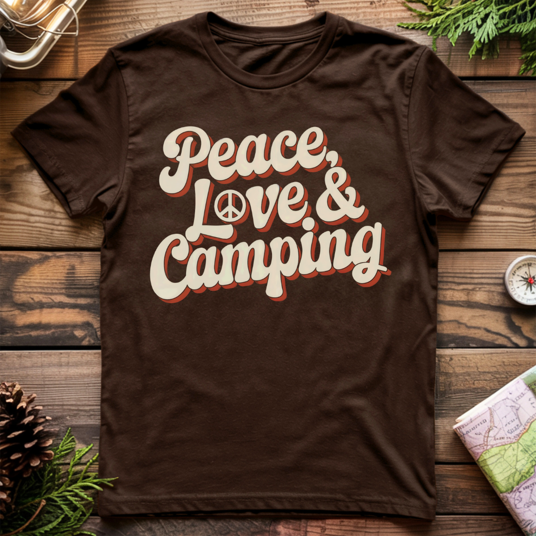 Peace Love & Camping T-Shirt