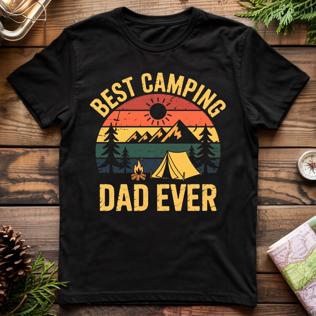 Best Camping Dad Ever T-Shirt