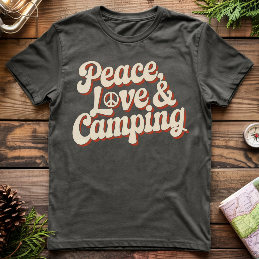 Peace Love & Camping T-Shirt