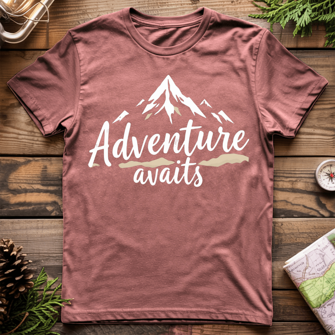 Adventure Awaits Mountain T-Shirt
