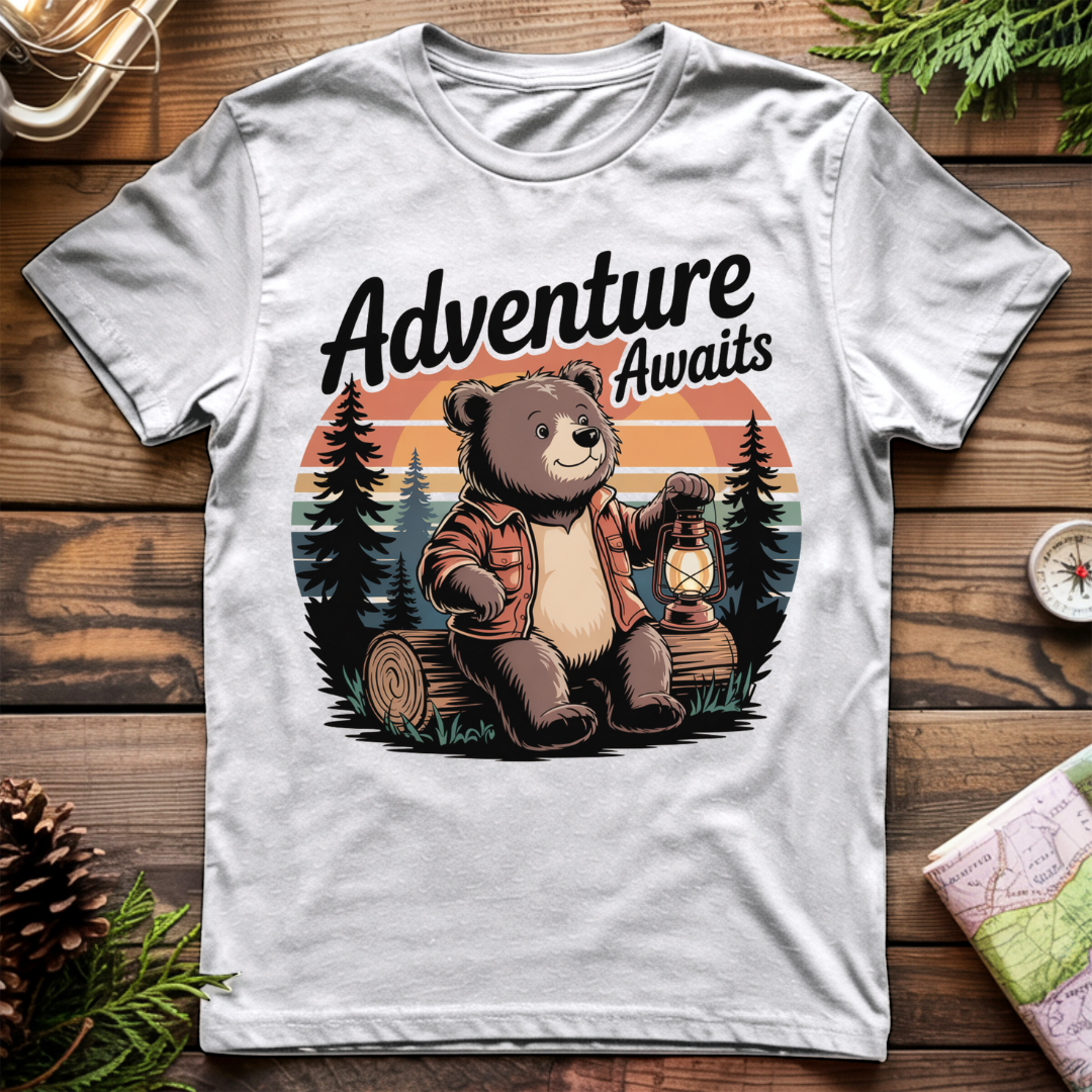 Adventure Awaits Bear T-Shirt