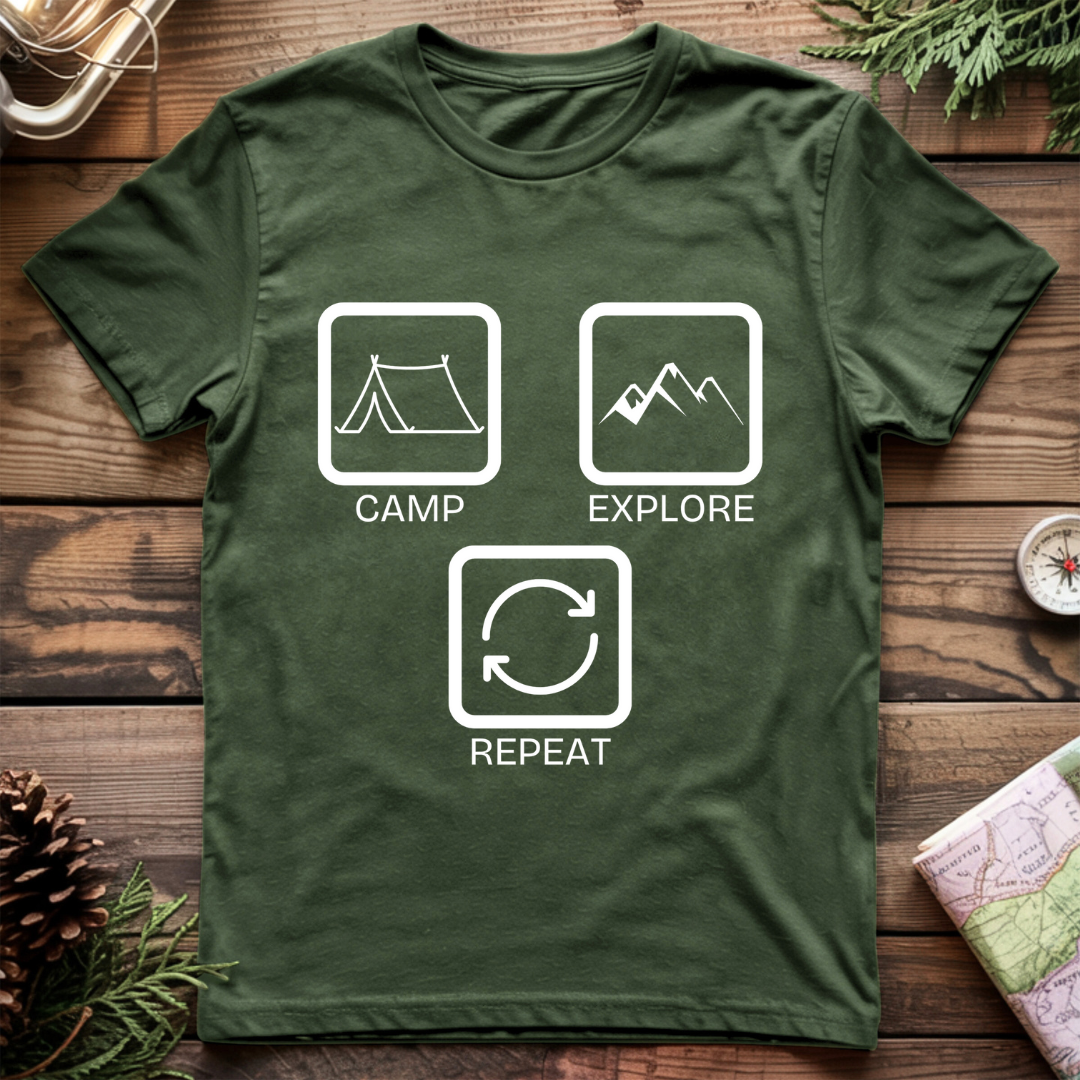 Camp Explore Repeat T-Shirt