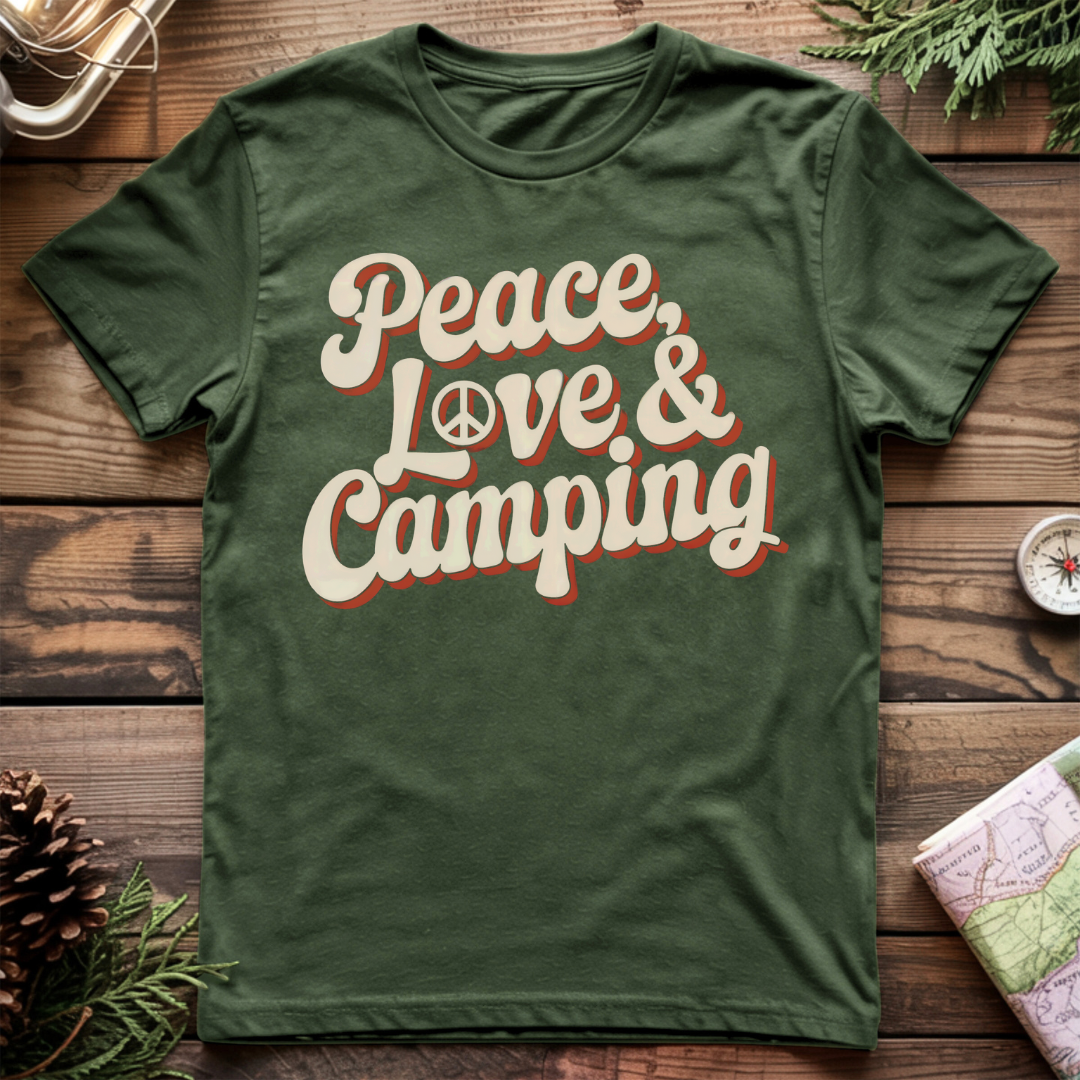 Peace Love & Camping T-Shirt