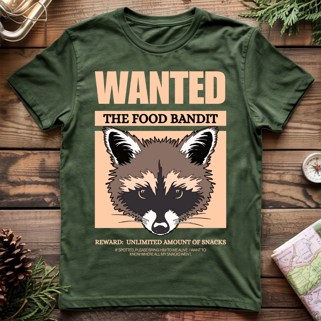 Wanted Raccoon T-Shirt