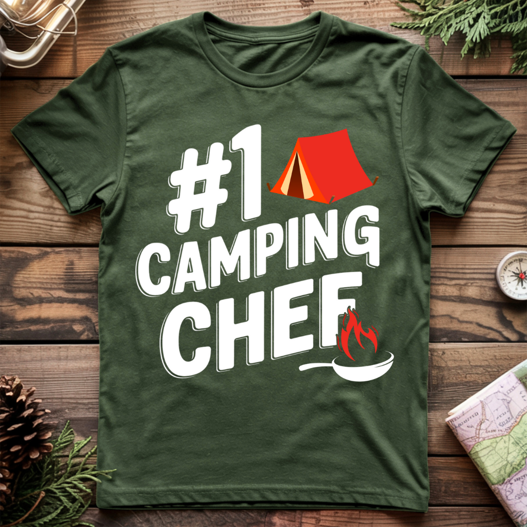 #1 Camping Chef T-Shirt