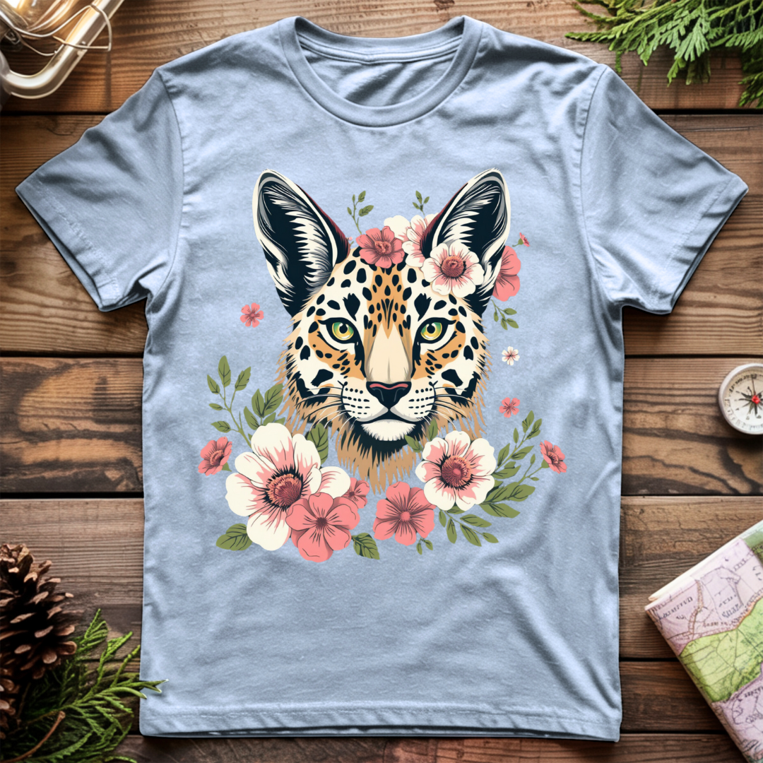 Flower Cheetah T-Shirt