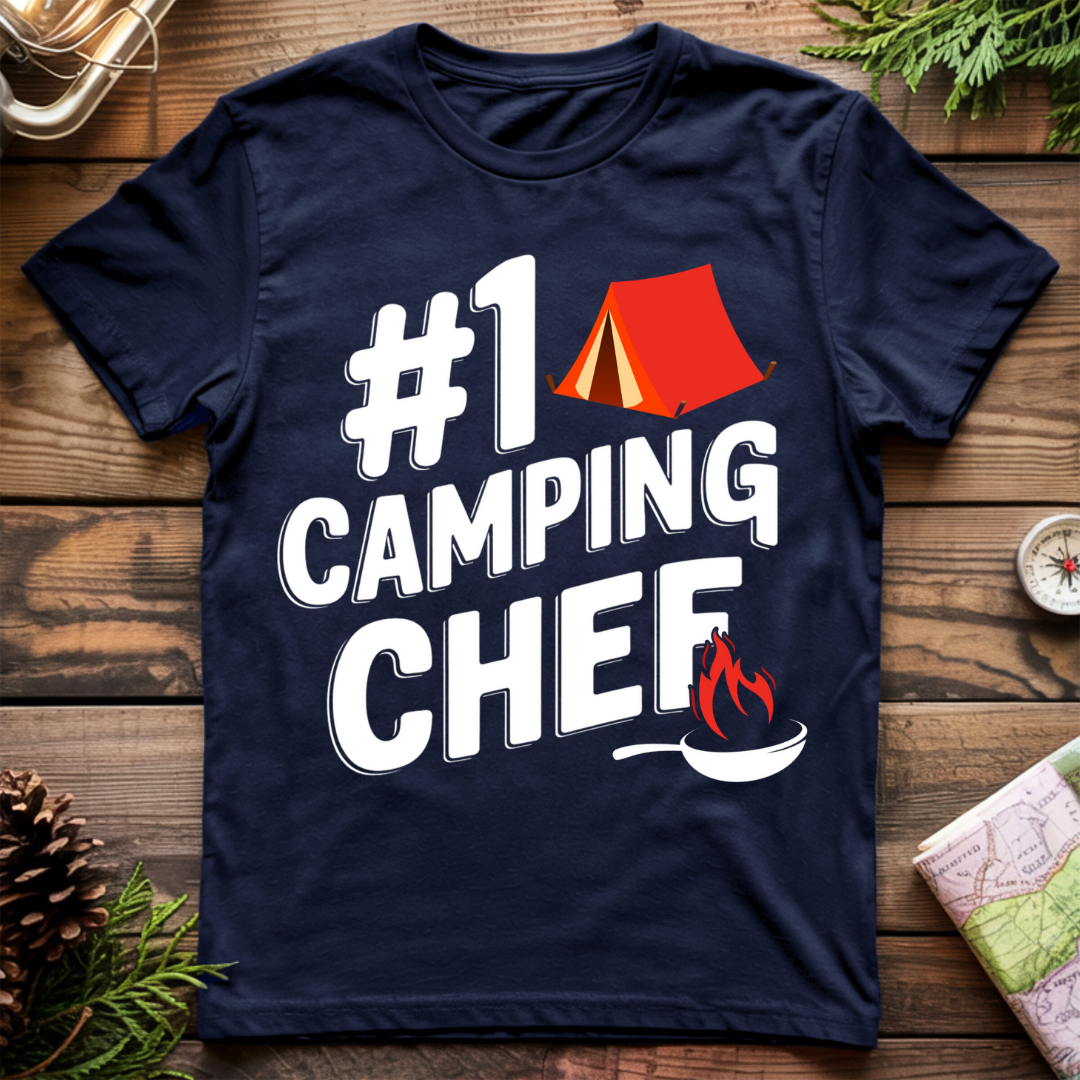 #1 Camping Chef T-Shirt