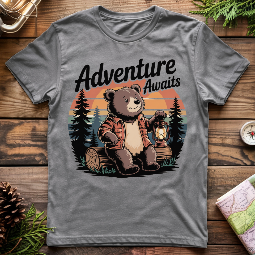 Adventure Awaits Bear T-Shirt