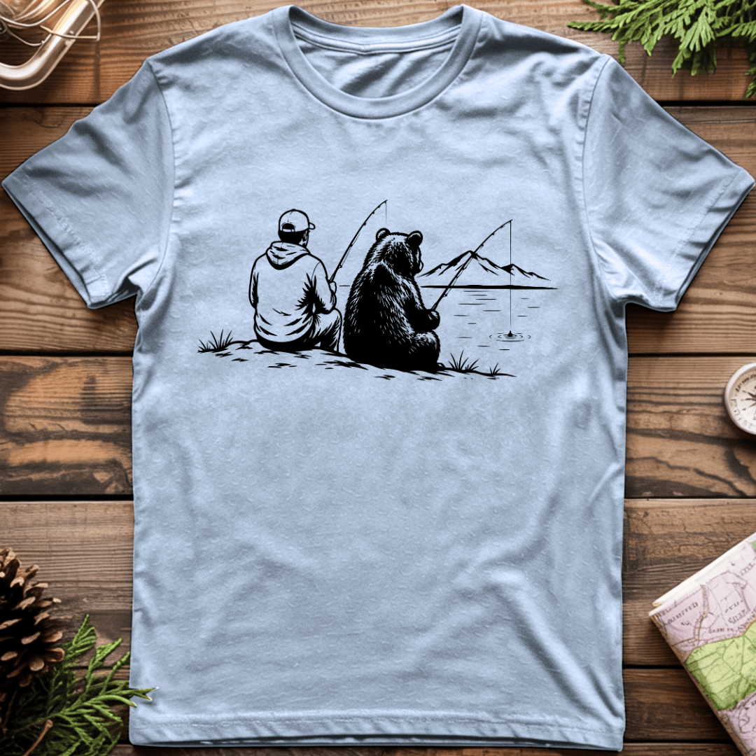 Fishing with Bear T Shirt