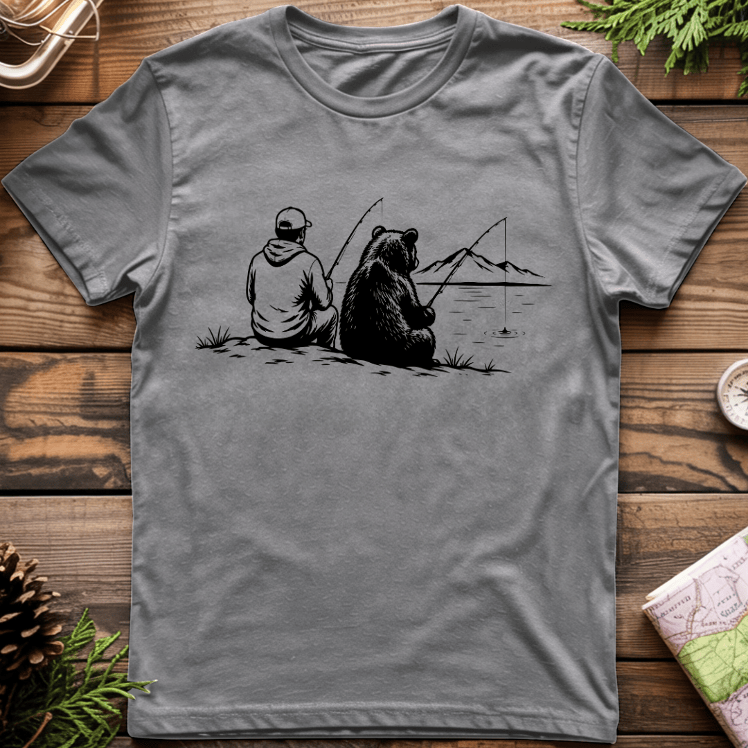 Fishing with Bear T Shirt