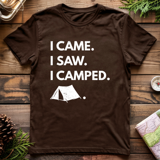 I Came I Saw I Camped T-Shirt
