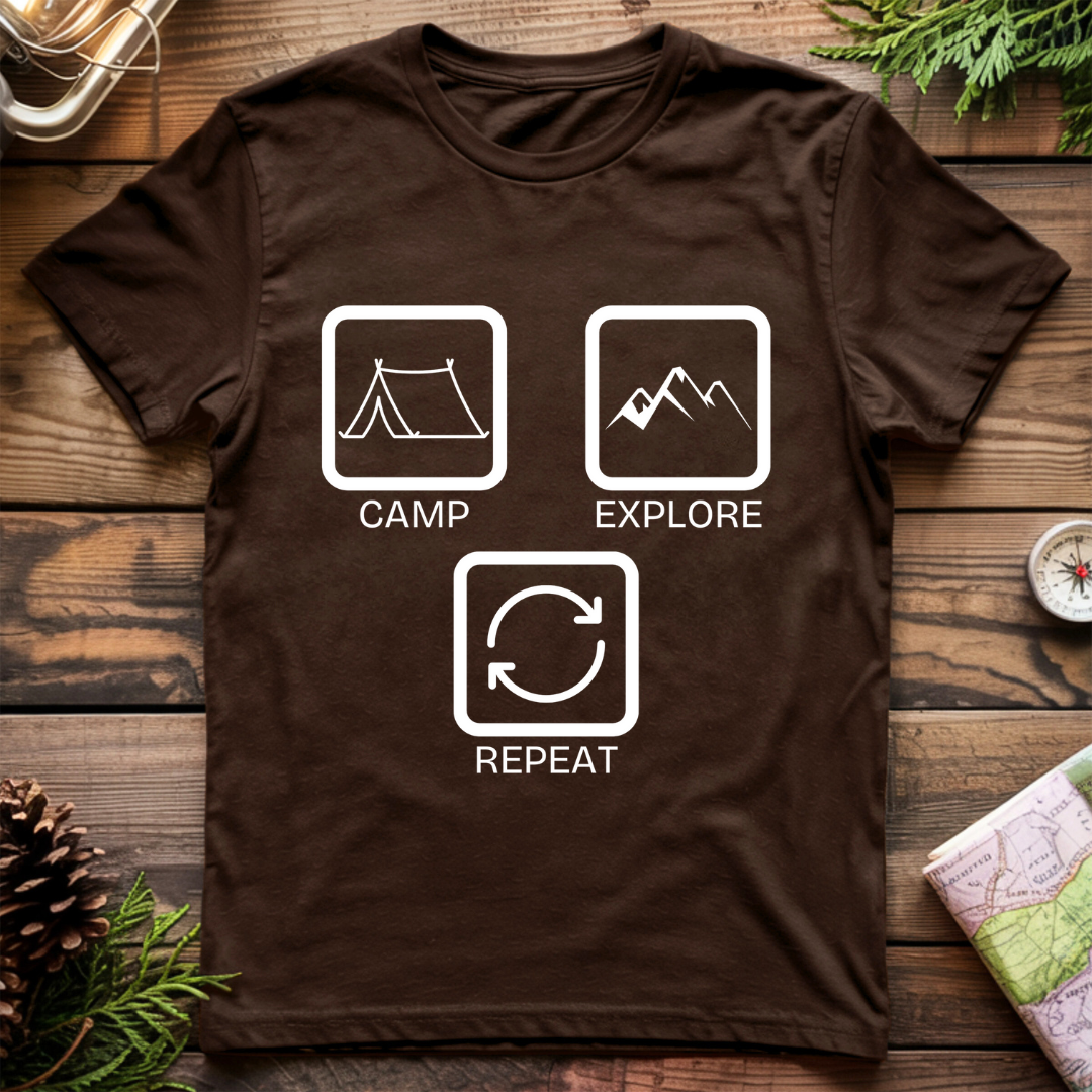 Camp Explore Repeat T-Shirt