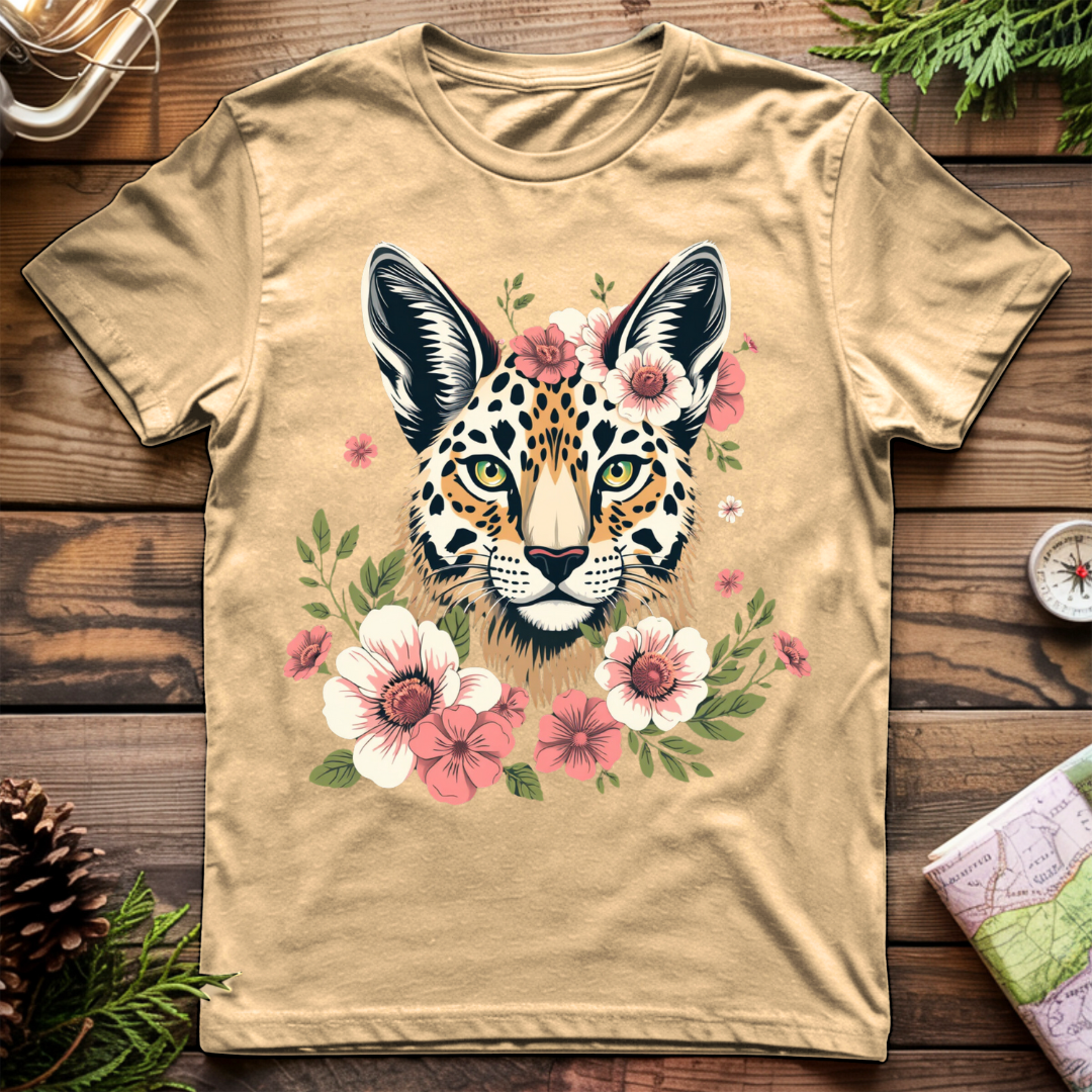 Flower Cheetah T-Shirt