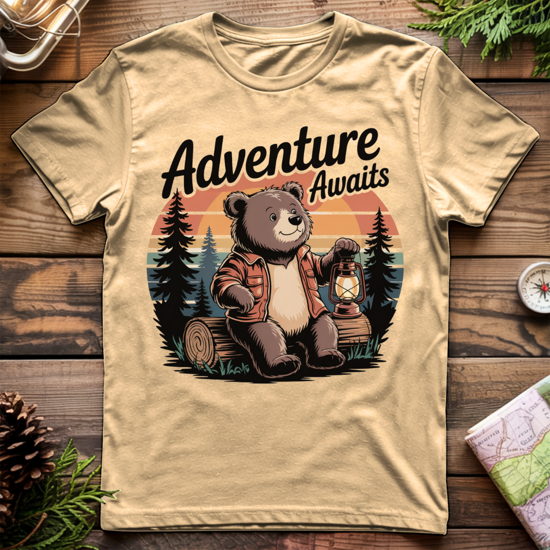 Adventure Awaits Bear T-Shirt