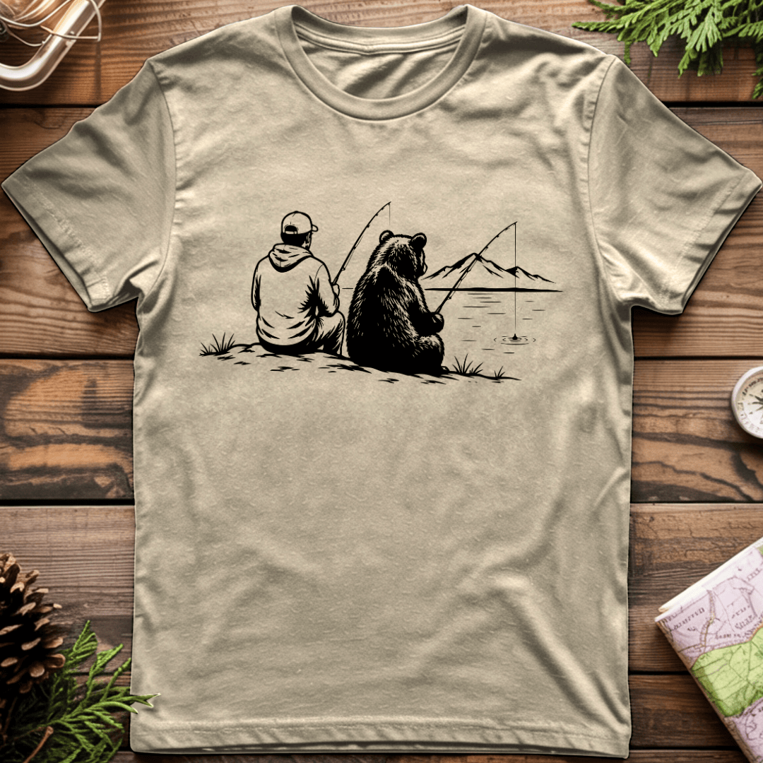 Fishing with Bear T Shirt