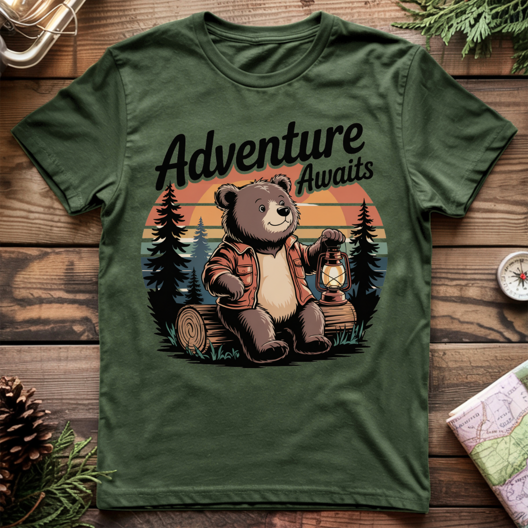 Adventure Awaits Bear T-Shirt