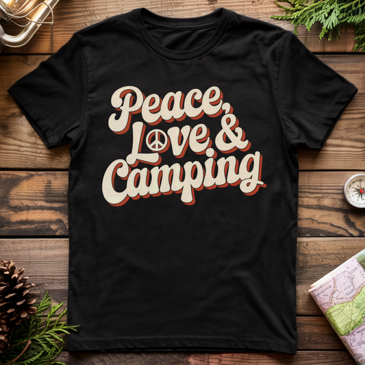 Peace Love & Camping T-Shirt