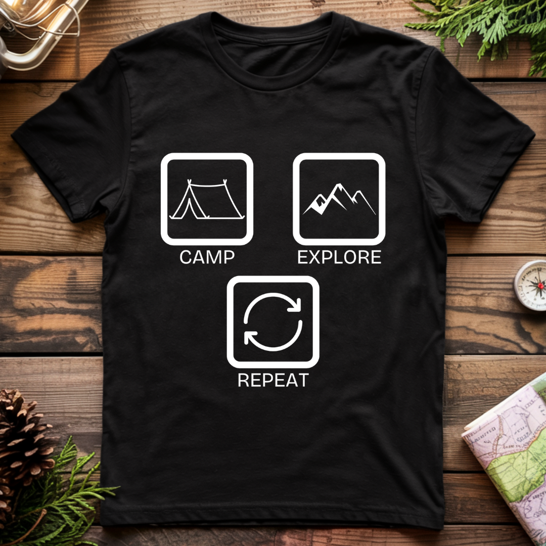 Camp Explore Repeat T-Shirt