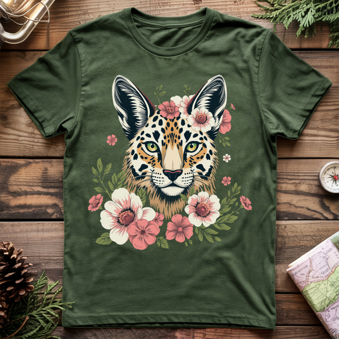 Flower Cheetah T-Shirt