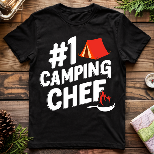 #1 Camping Chef T-Shirt
