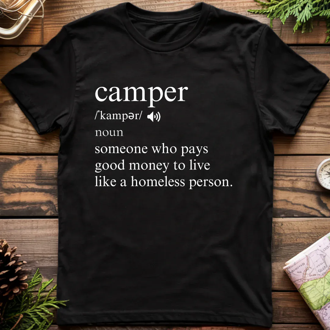 camper definition Camper Definition T-Shirt – Eco Vista