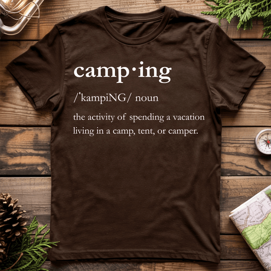 Camping Definition T-Shirt