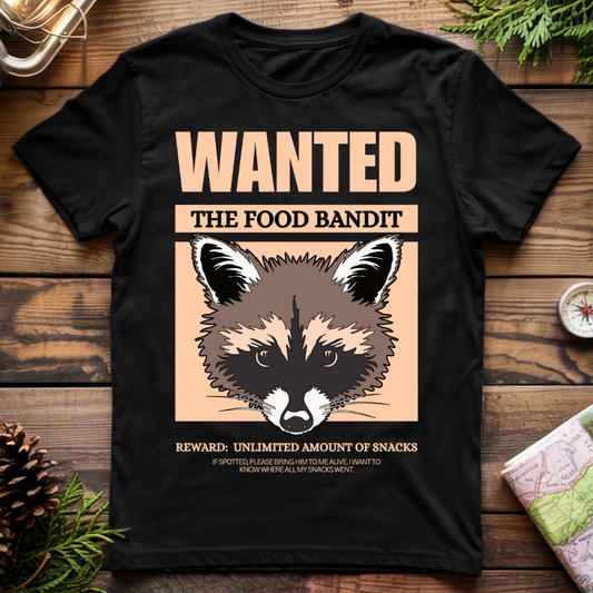 Wanted Raccoon T-Shirt