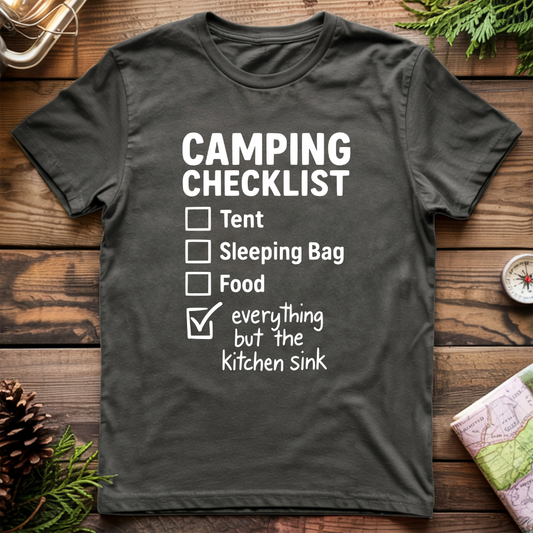 Camping Checklist T-Shirt