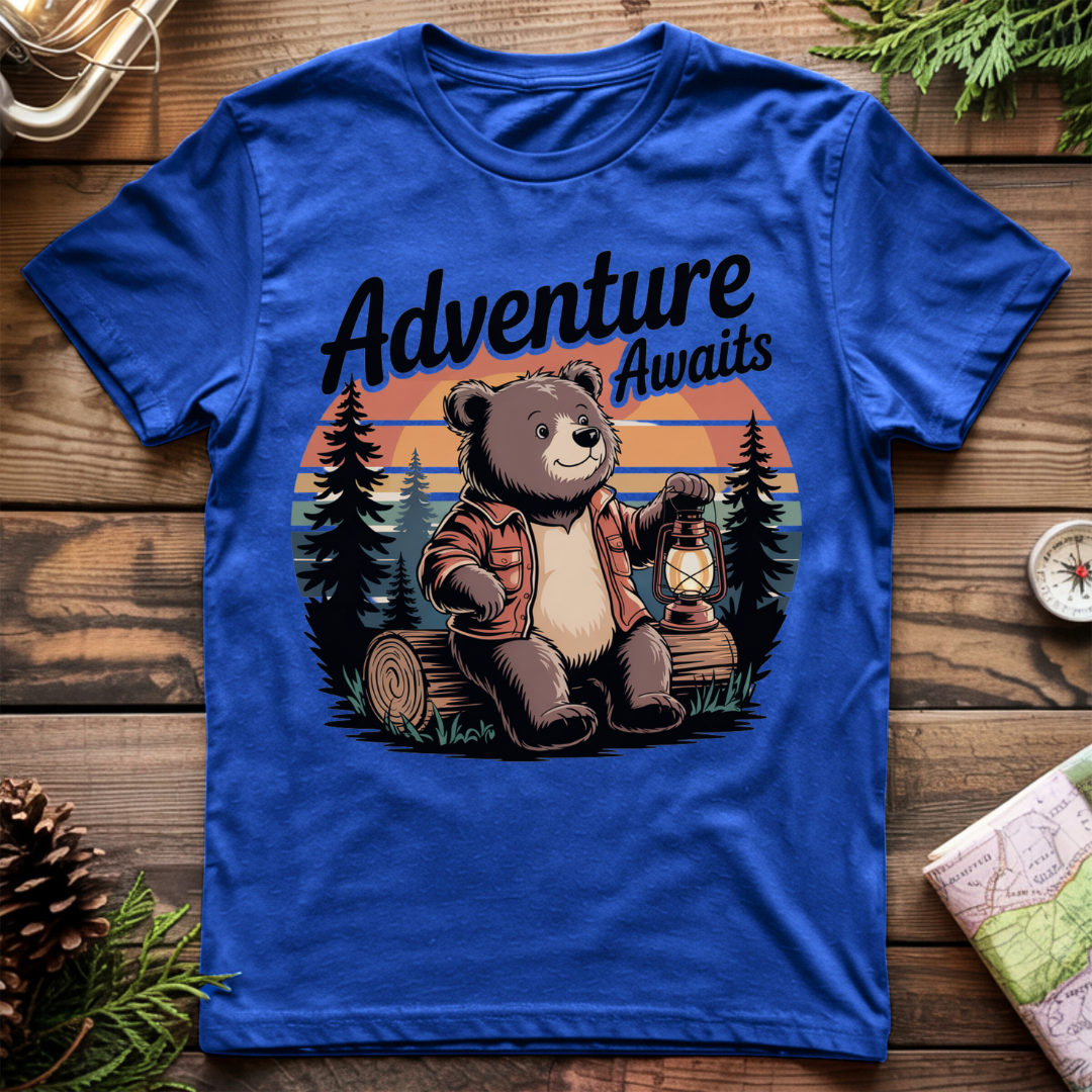 Adventure Awaits Bear T-Shirt