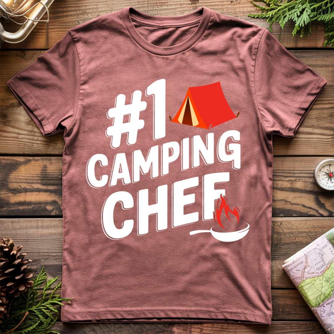#1 Camping Chef T-Shirt
