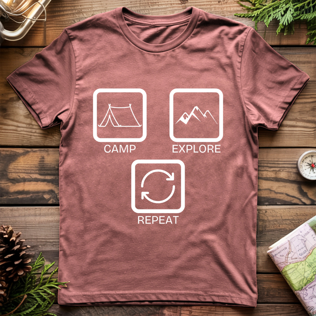 Camp Explore Repeat T-Shirt