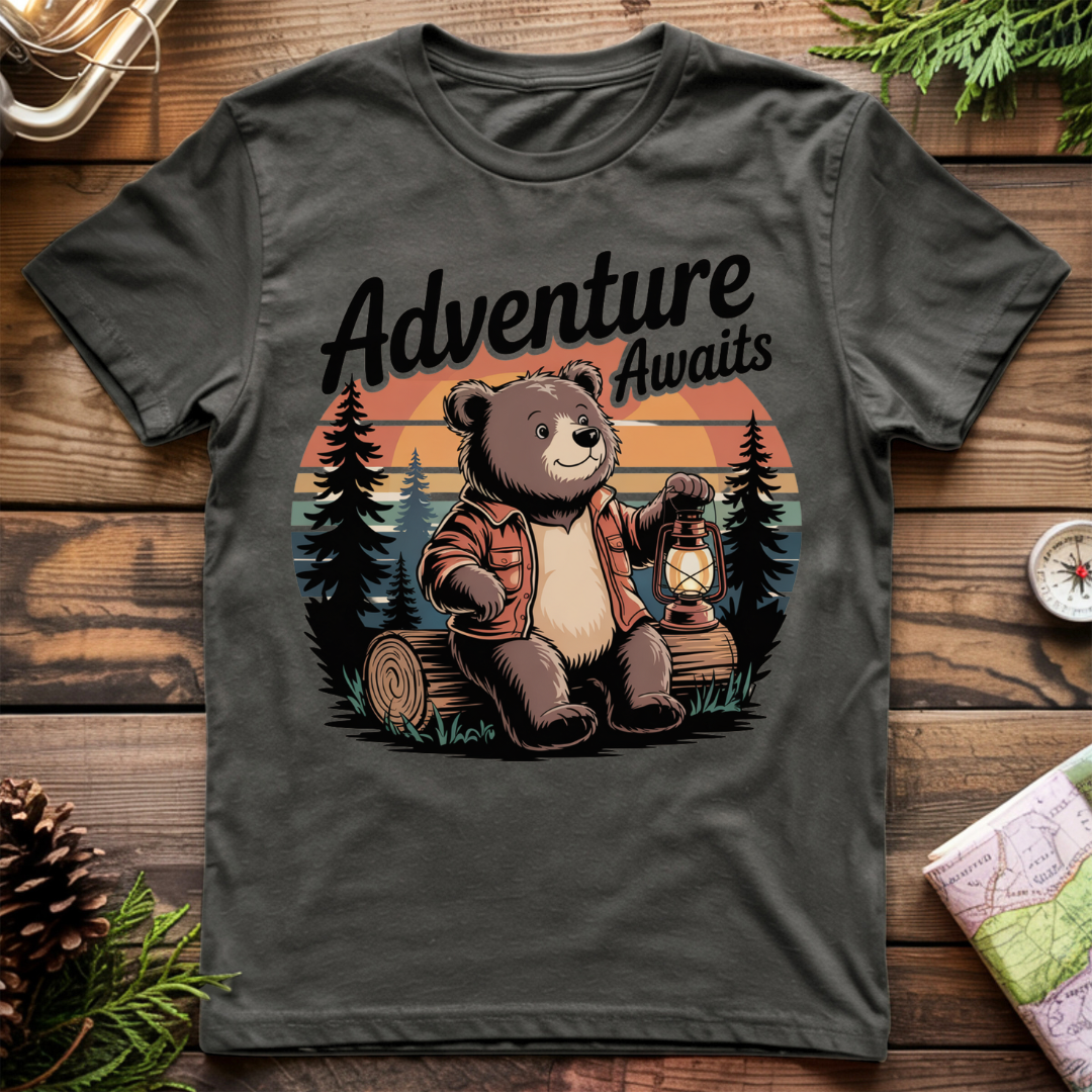 Adventure Awaits Bear T-Shirt