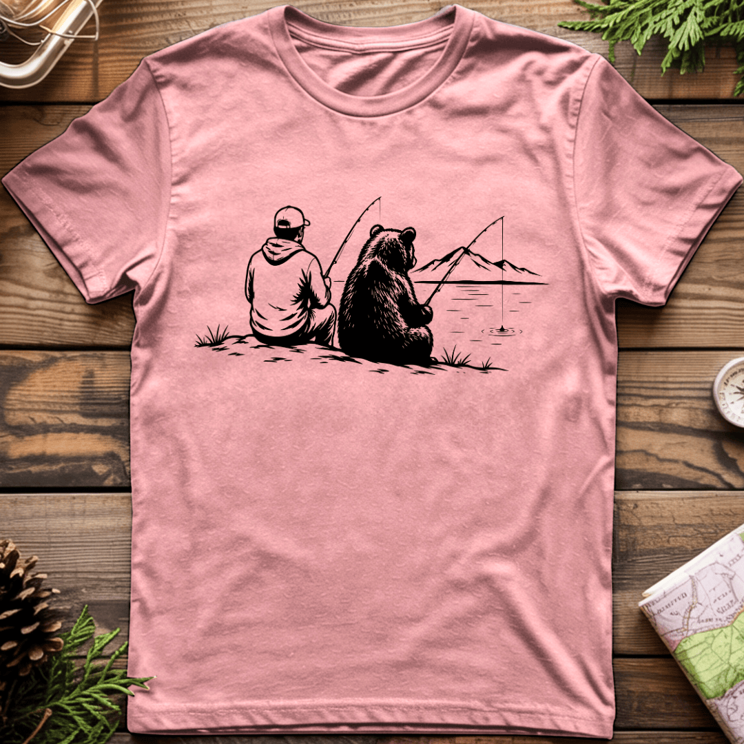 Fishing with Bear T Shirt
