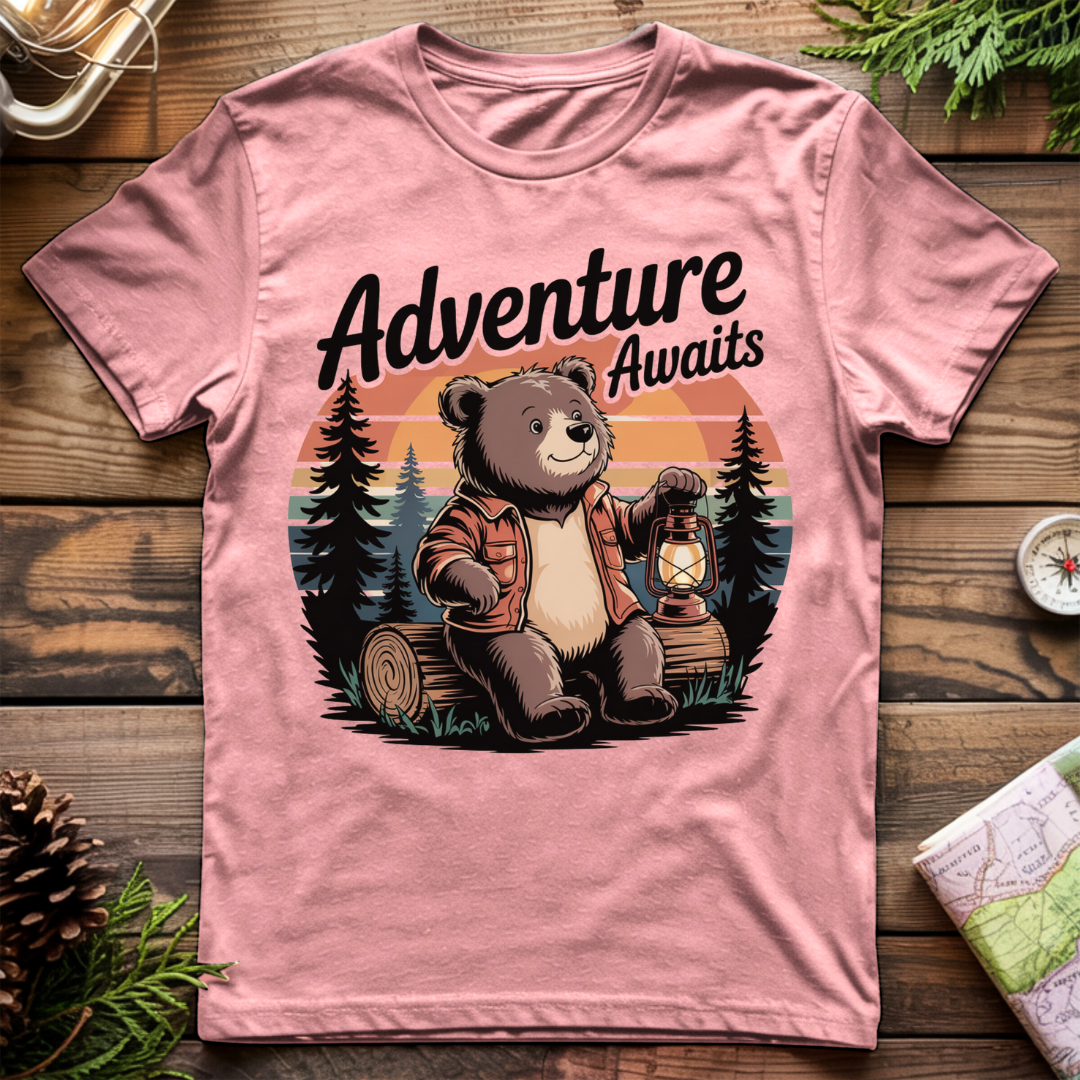 Adventure Awaits Bear T-Shirt